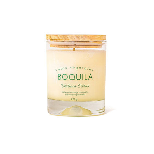 Vela cosmética para masaje - Verbena Citrus 220g.