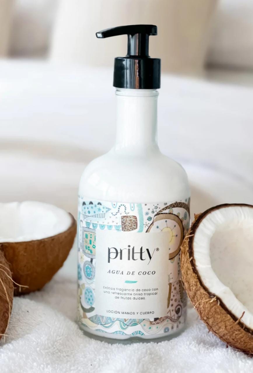 Loción Manos y Cuerpo Agua de Coco 375ml