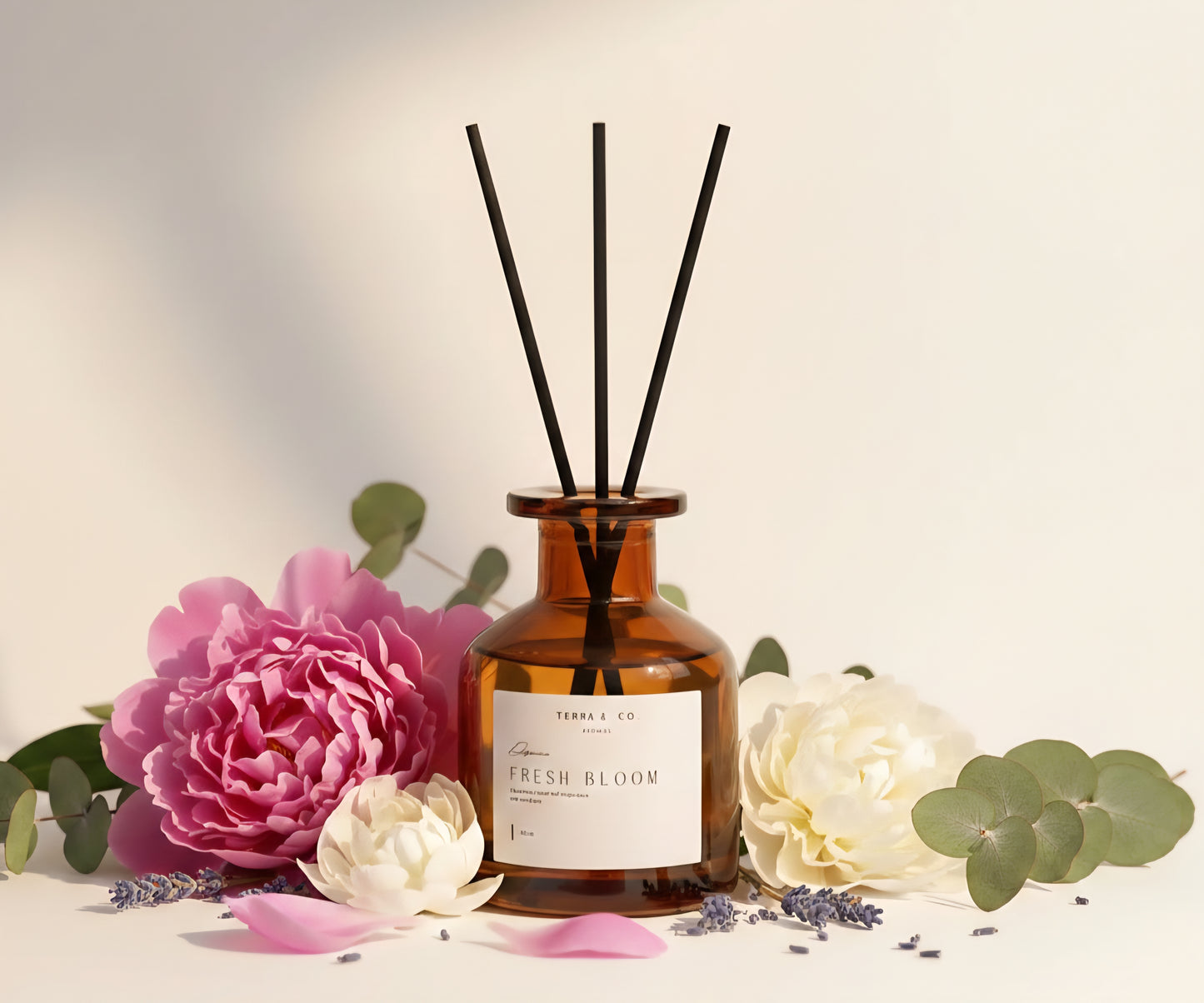 Difusor de Varitas - Fresh Bloom: aroma floral fresco 150ml