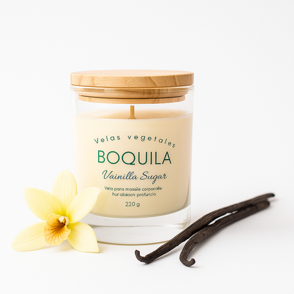 Vela cosmética para masaje - Vainilla Sugar 220g
