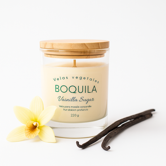 Vela cosmética para masaje - Vainilla Sugar 220g