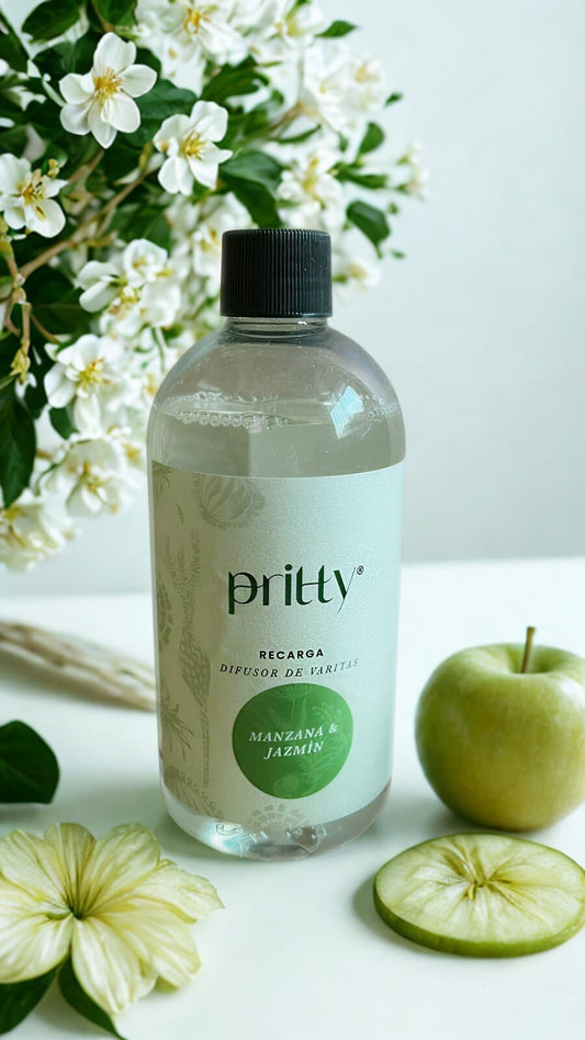 Recarga Difusor Manzana & Jazmín 300 ml + varillas