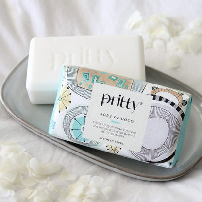 Jabón en Barra Agua de Coco 200g.