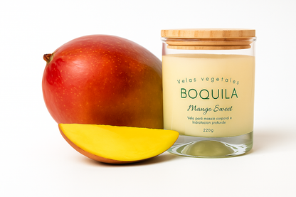 Vela cosmética para masaje - Mango Sweet 220g.