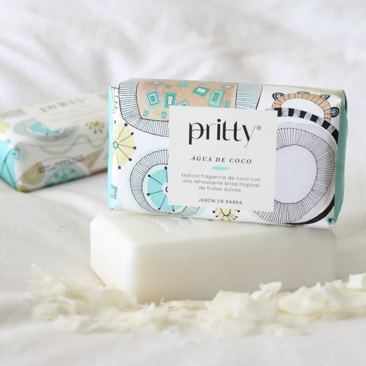 Jabón en Barra Agua de Coco 200g.