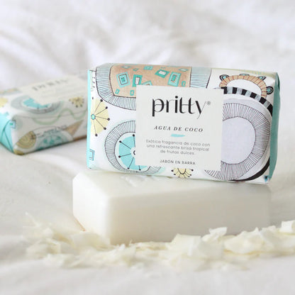 Jabón en Barra Agua de Coco 200g.