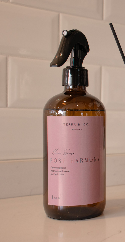 Home Spray Rose Harmony: Elegancia suave de pétalos de rosa 500 ml