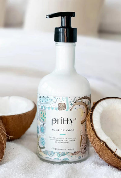 Loción Manos y Cuerpo Agua de Coco 375ml