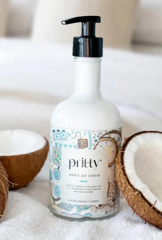 Loción Manos y Cuerpo Agua de Coco 375ml