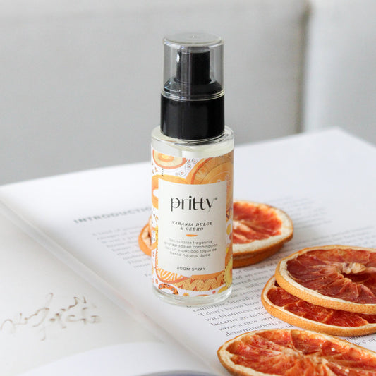Mini Room Spray Naranja Dulce & Cedro 50ml.