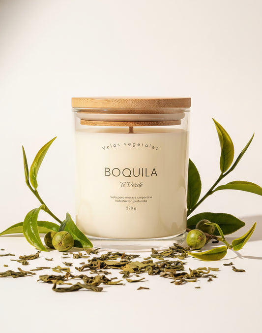 Vela cosmética para masaje - Té Verde 220g