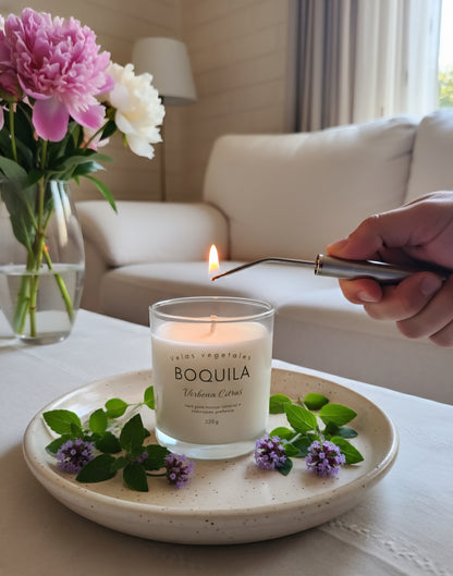Vela cosmética para masaje - Verbena Citrus 220g.